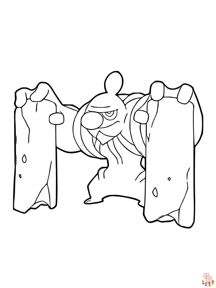 Conkeldurr coloring page