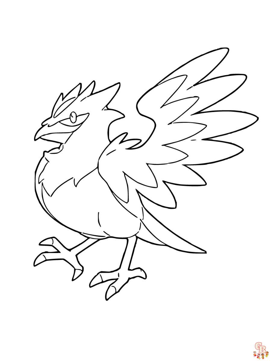 Corvisquire coloring page