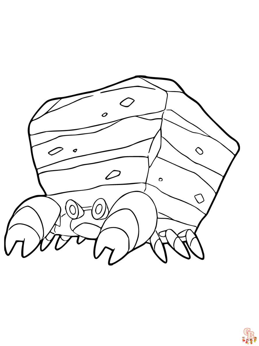 Crustle coloring page