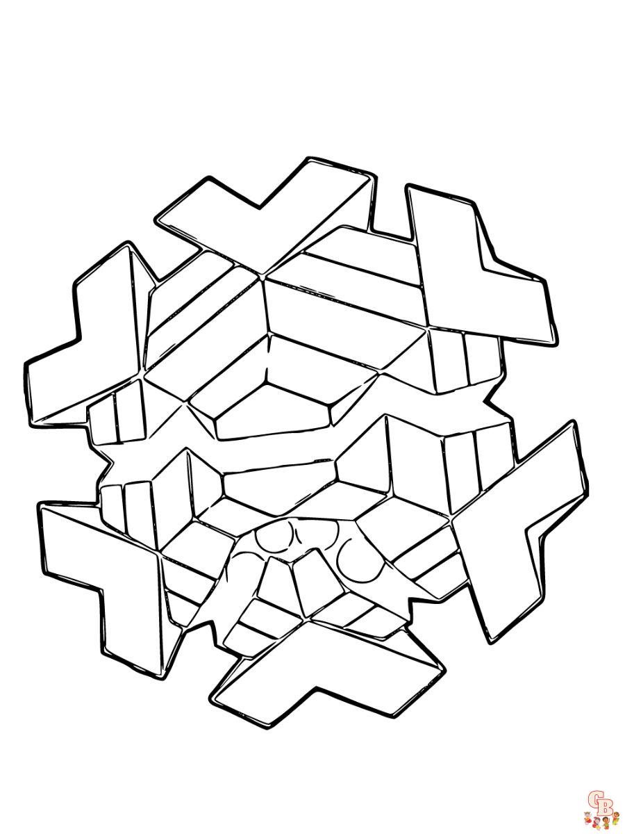 Cryogonal coloring page