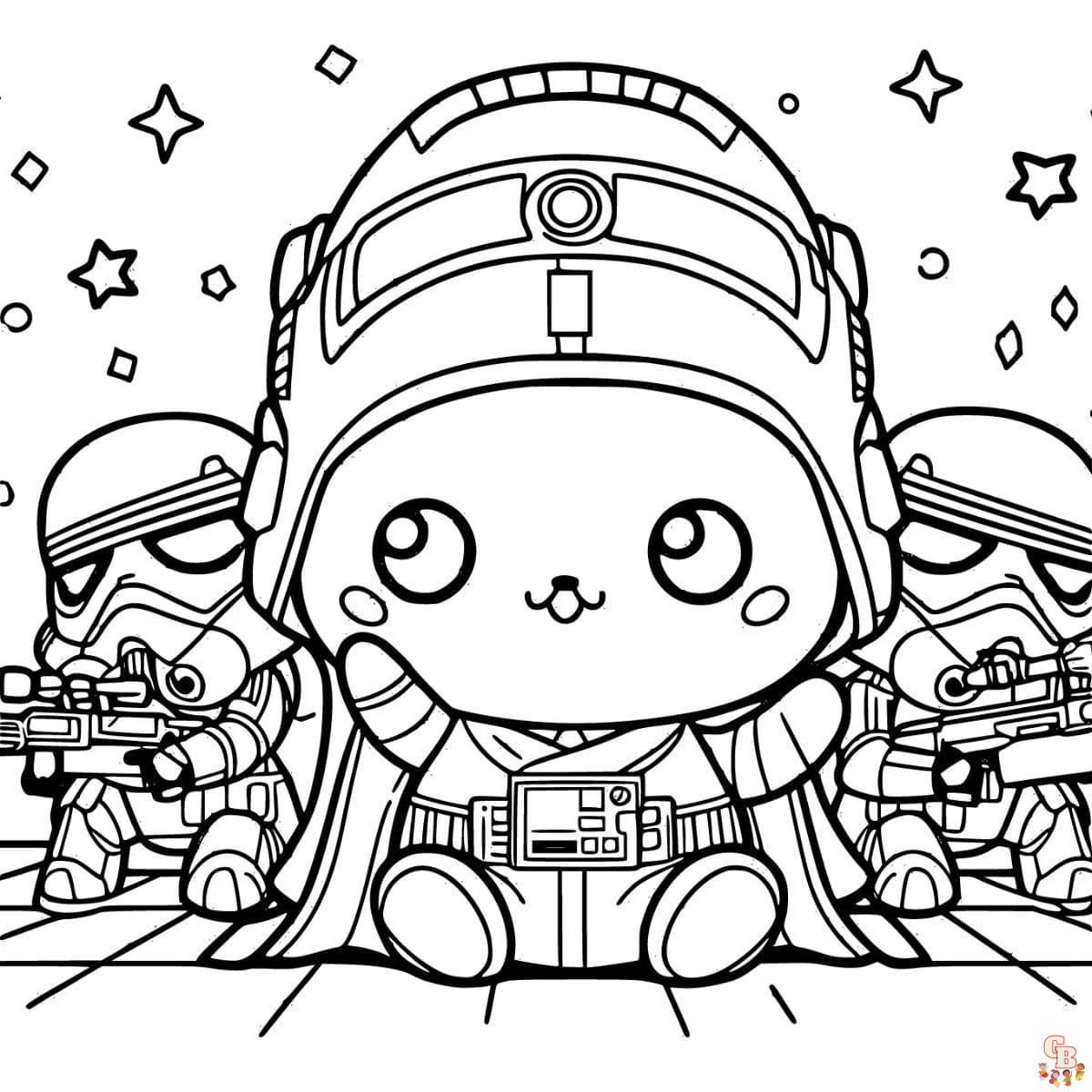 Cute Star Wars Coloring Pages