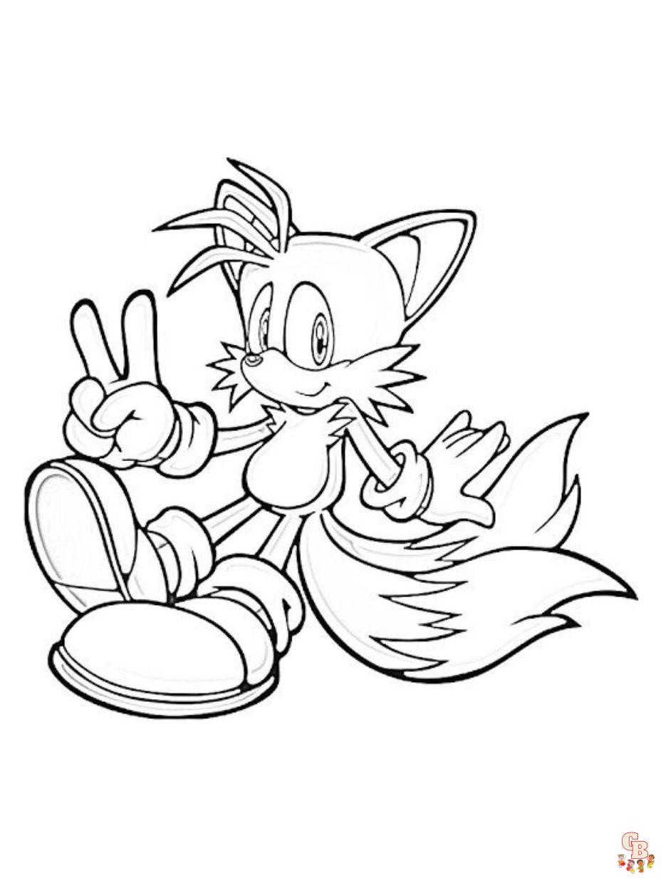 Cute Tails Coloring Pages