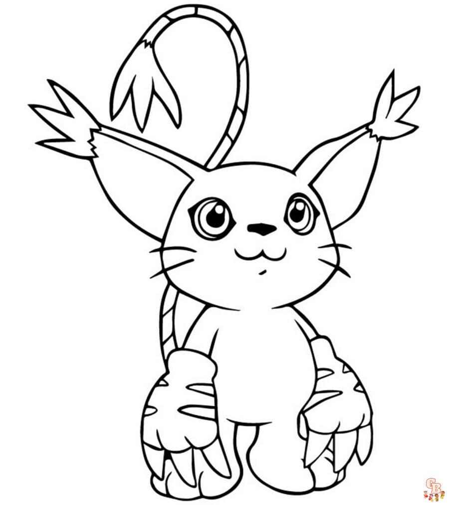 Digimon Coloring Sheets