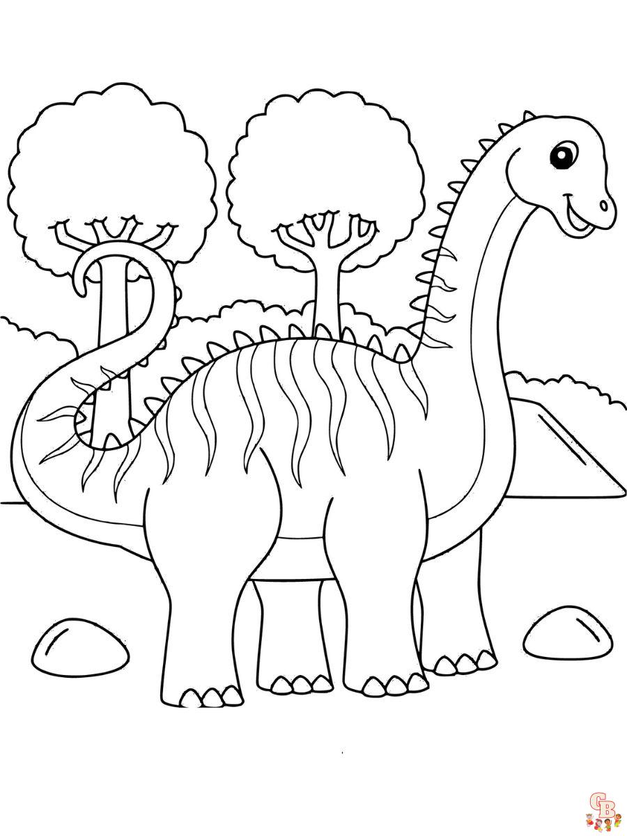 Diplodocus Coloring pages