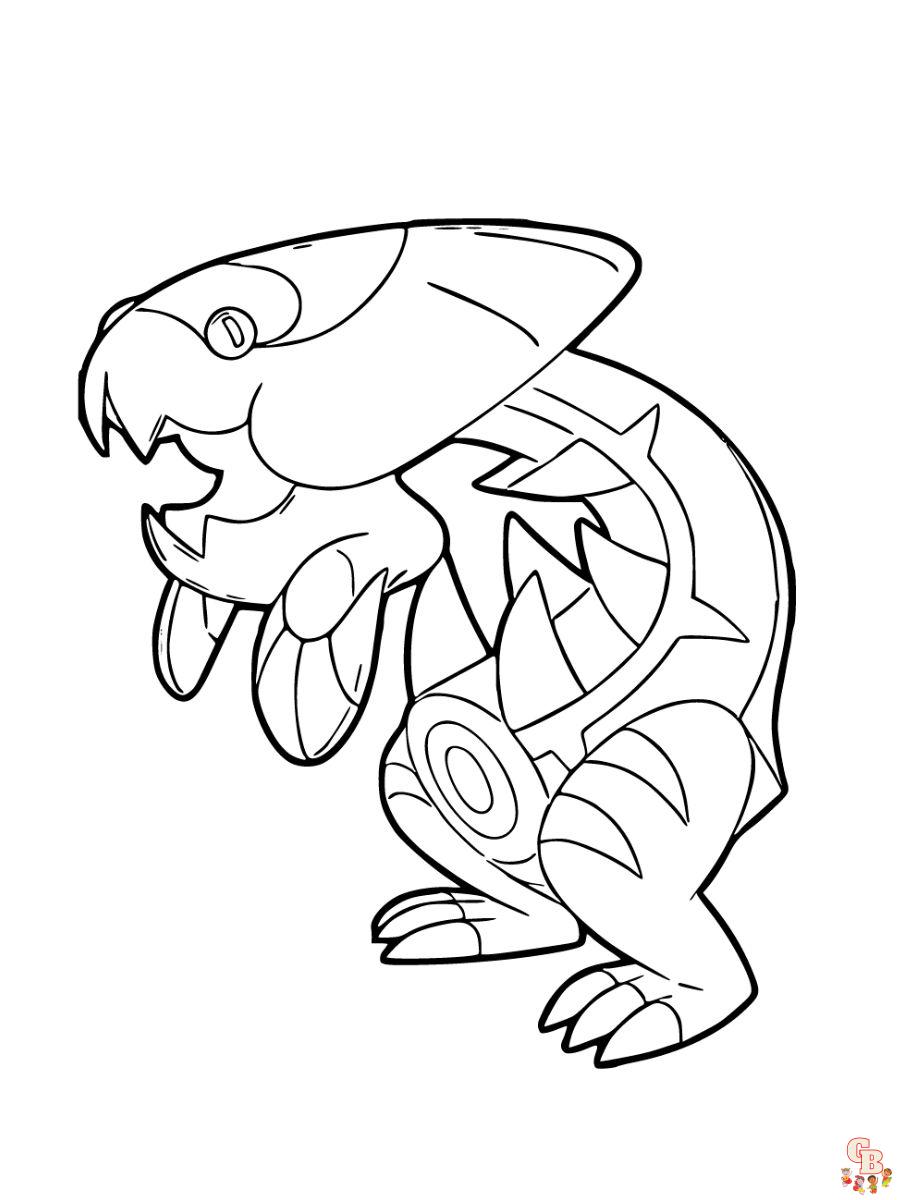 Dracovish coloring page