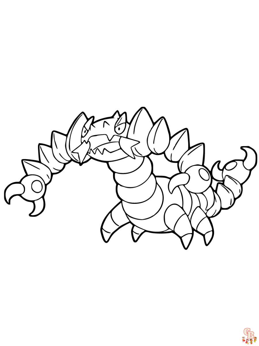 Drapion coloring page