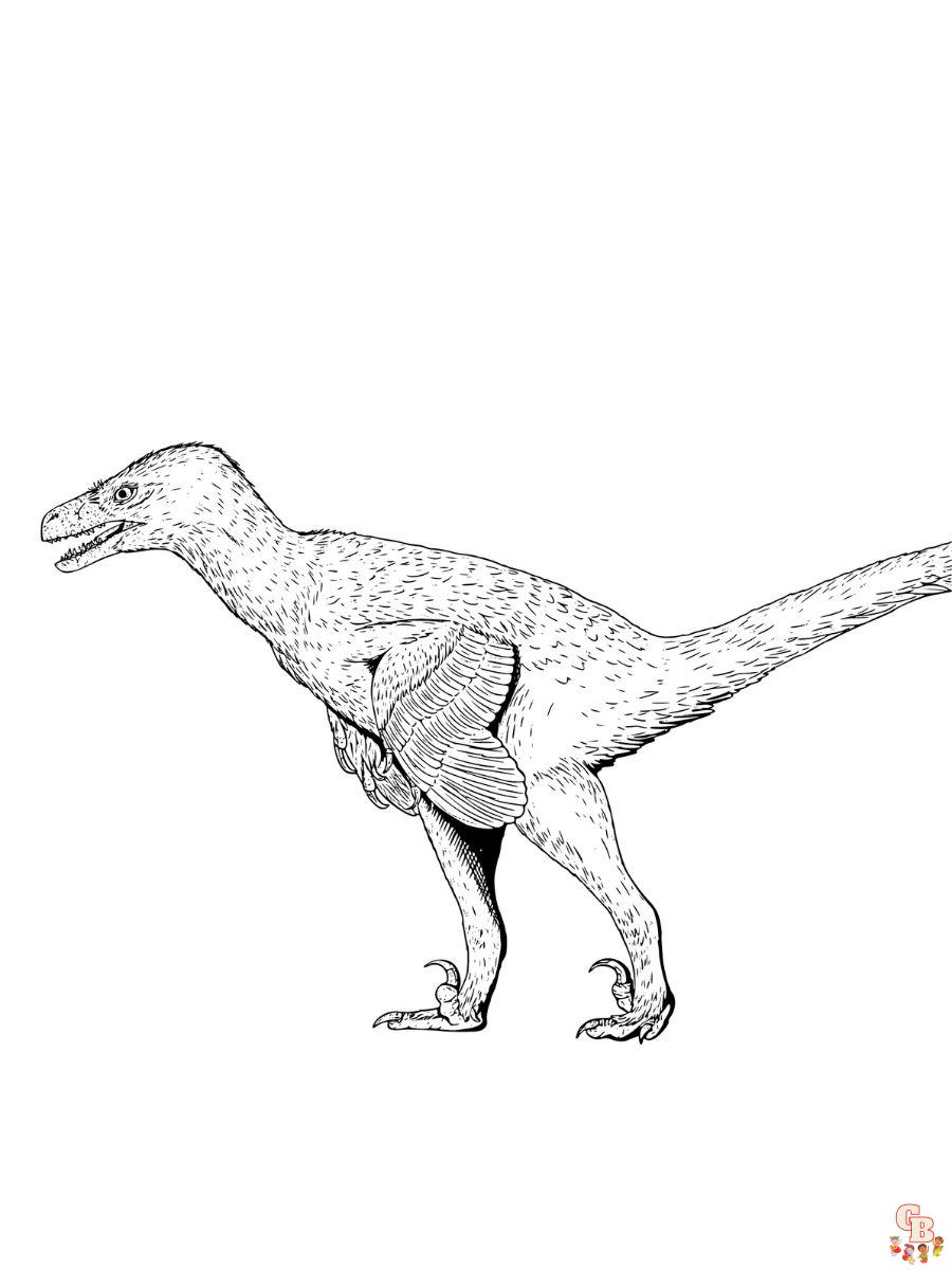 Dromaeosaurus Coloring pages