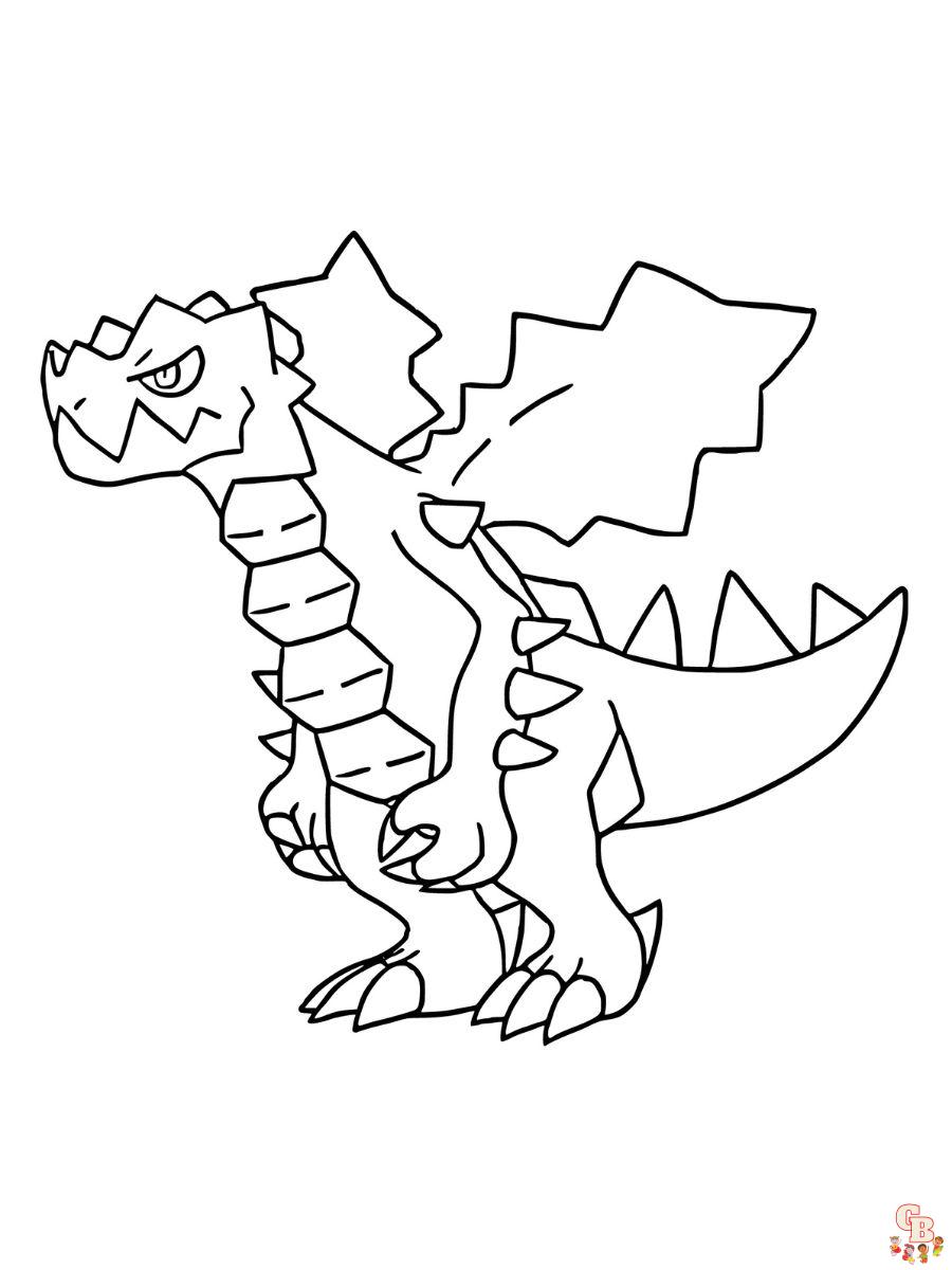 Druddigon coloring page