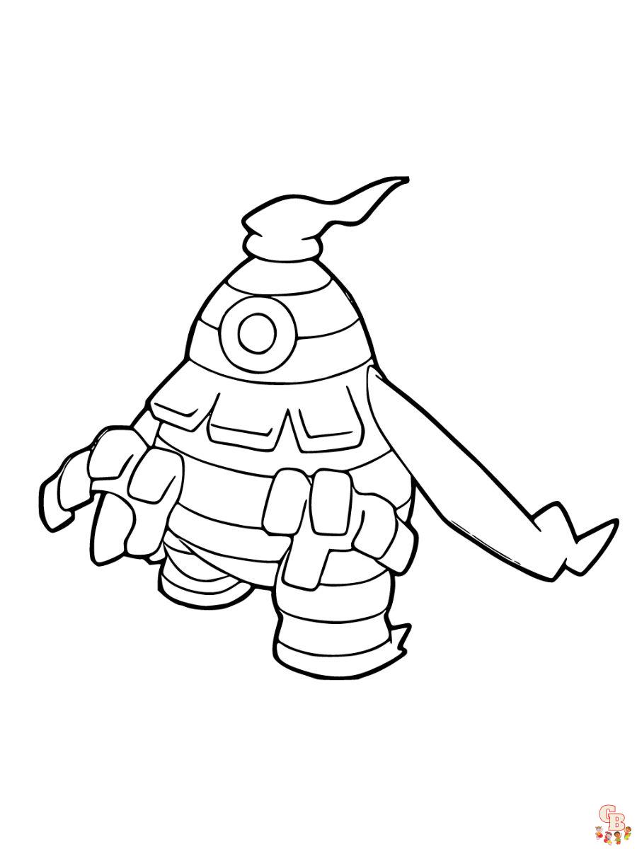 Dusclops coloring pages