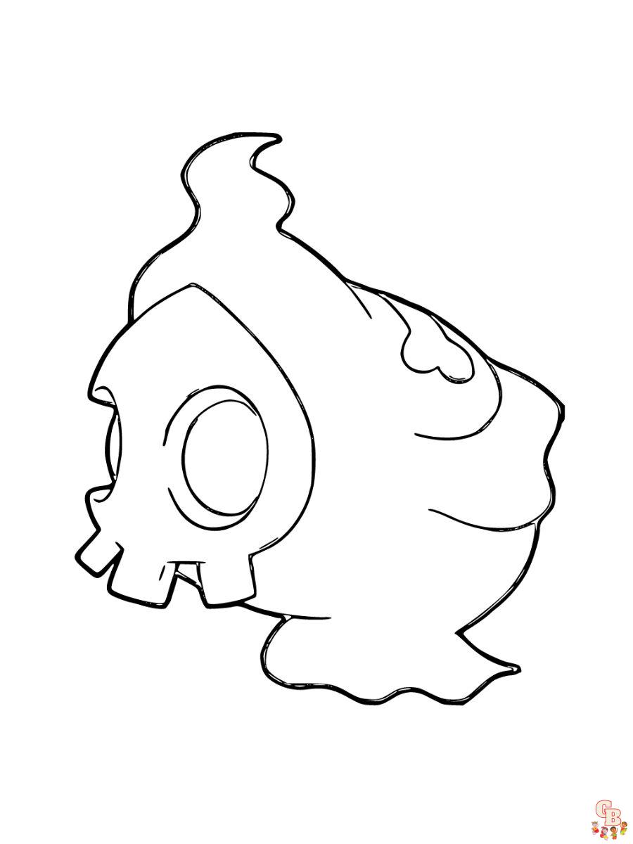 Duskull coloring pages