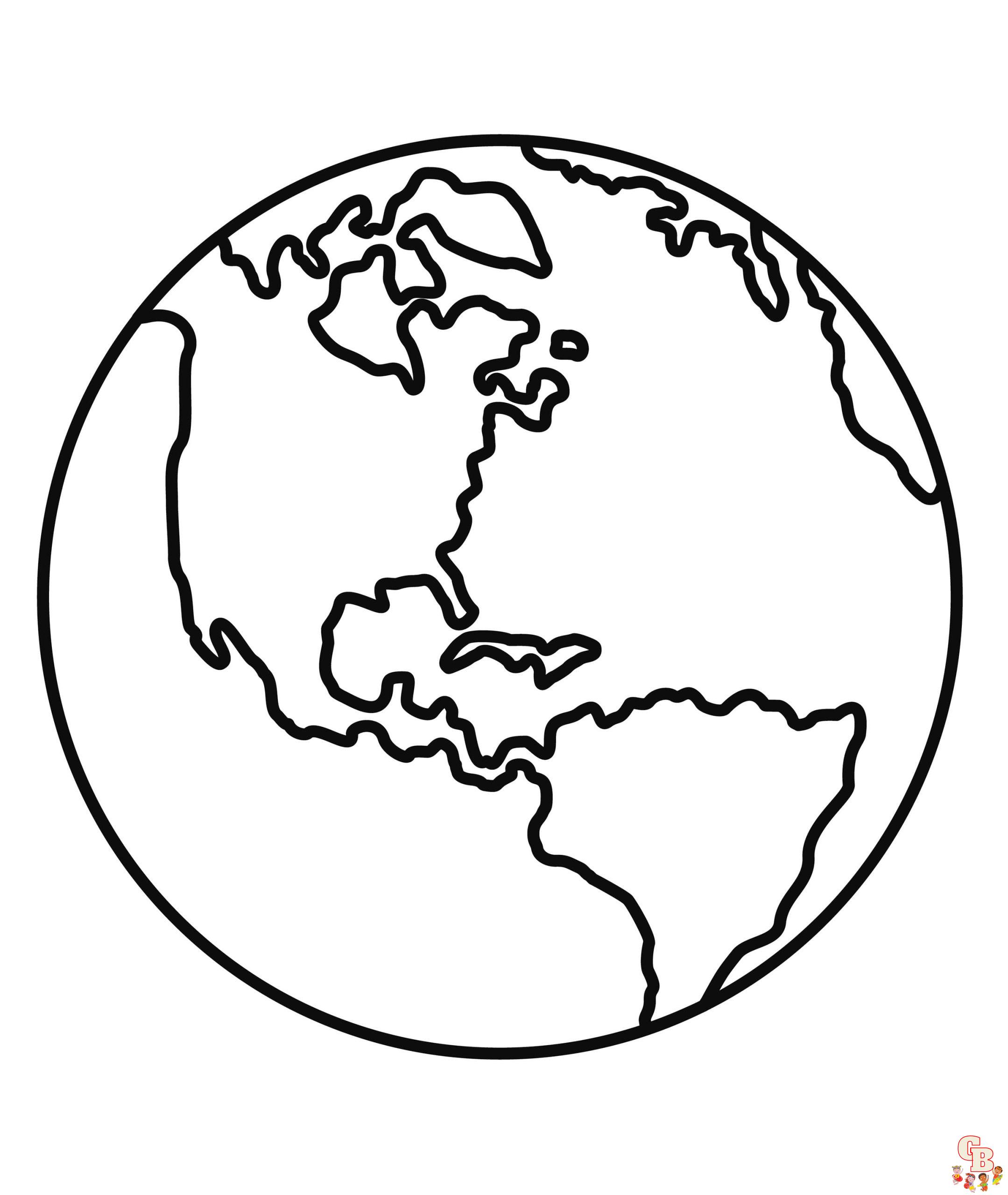 Earth Coloring Sheets