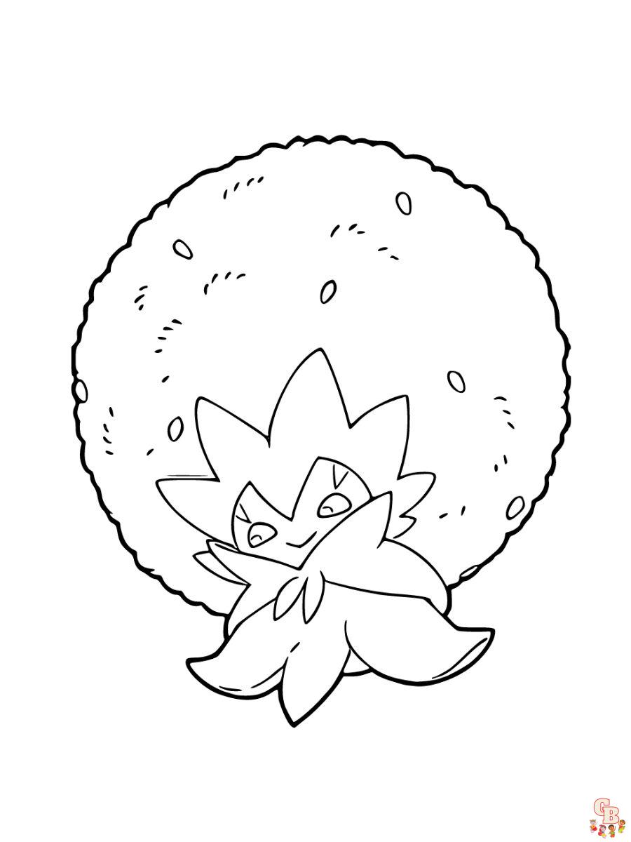 Eldegoss coloring page