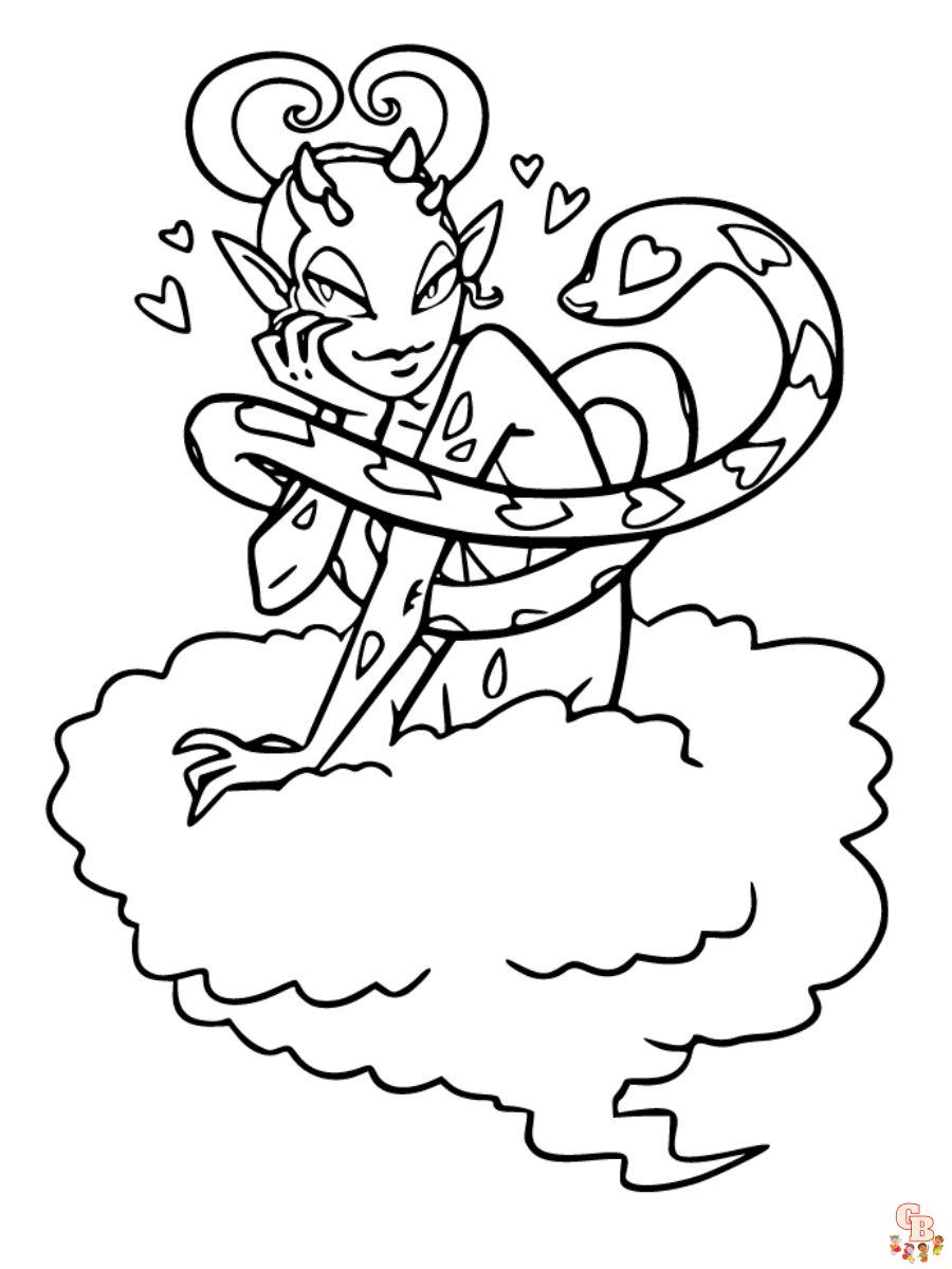 Enamorus coloring page