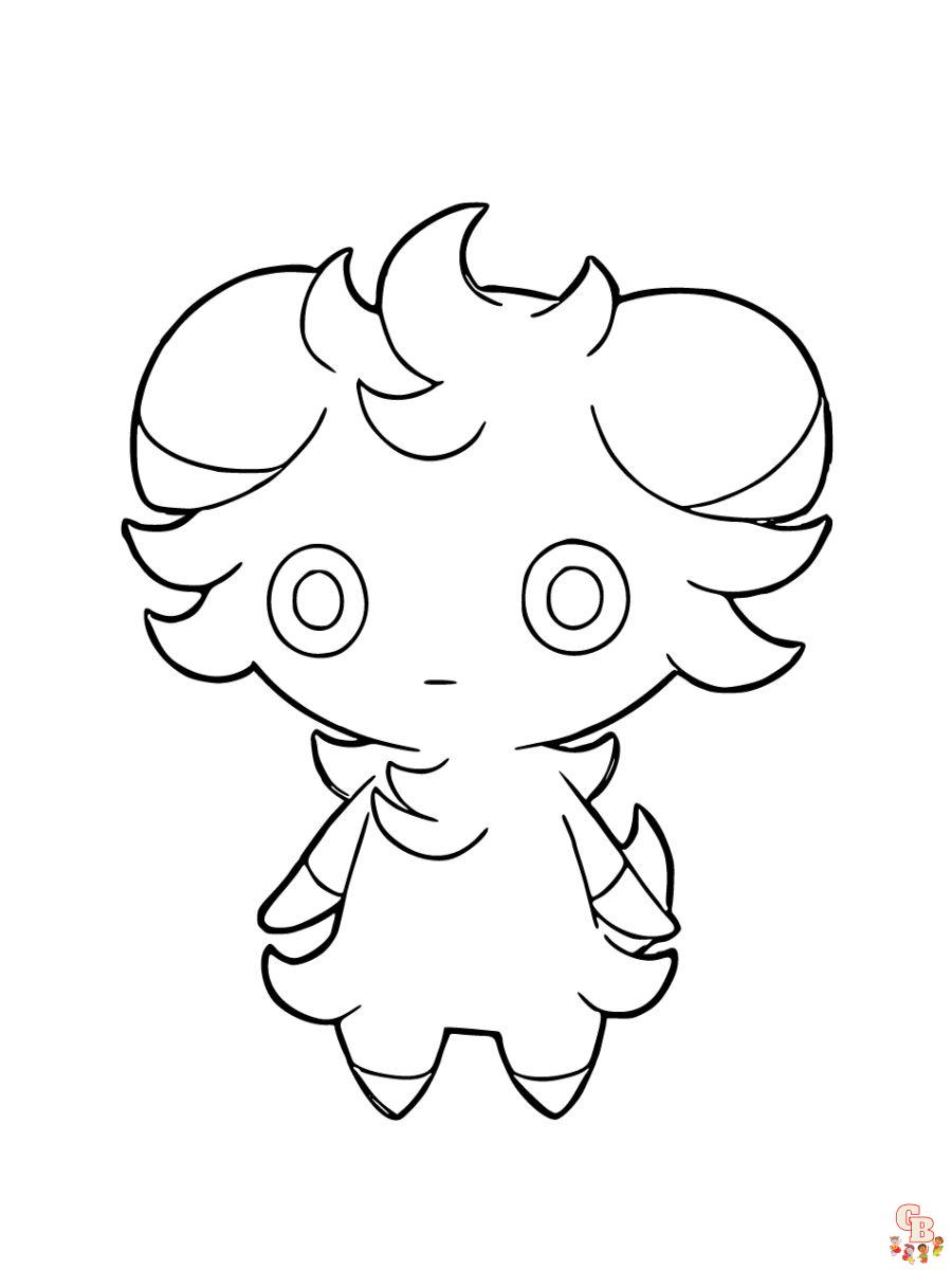 Espurr coloring page