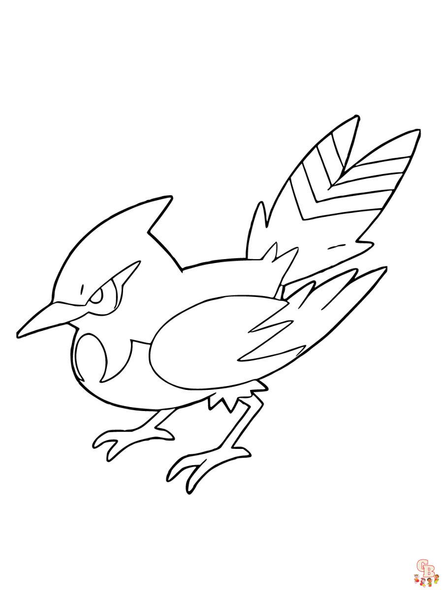 Fletchinder coloring page