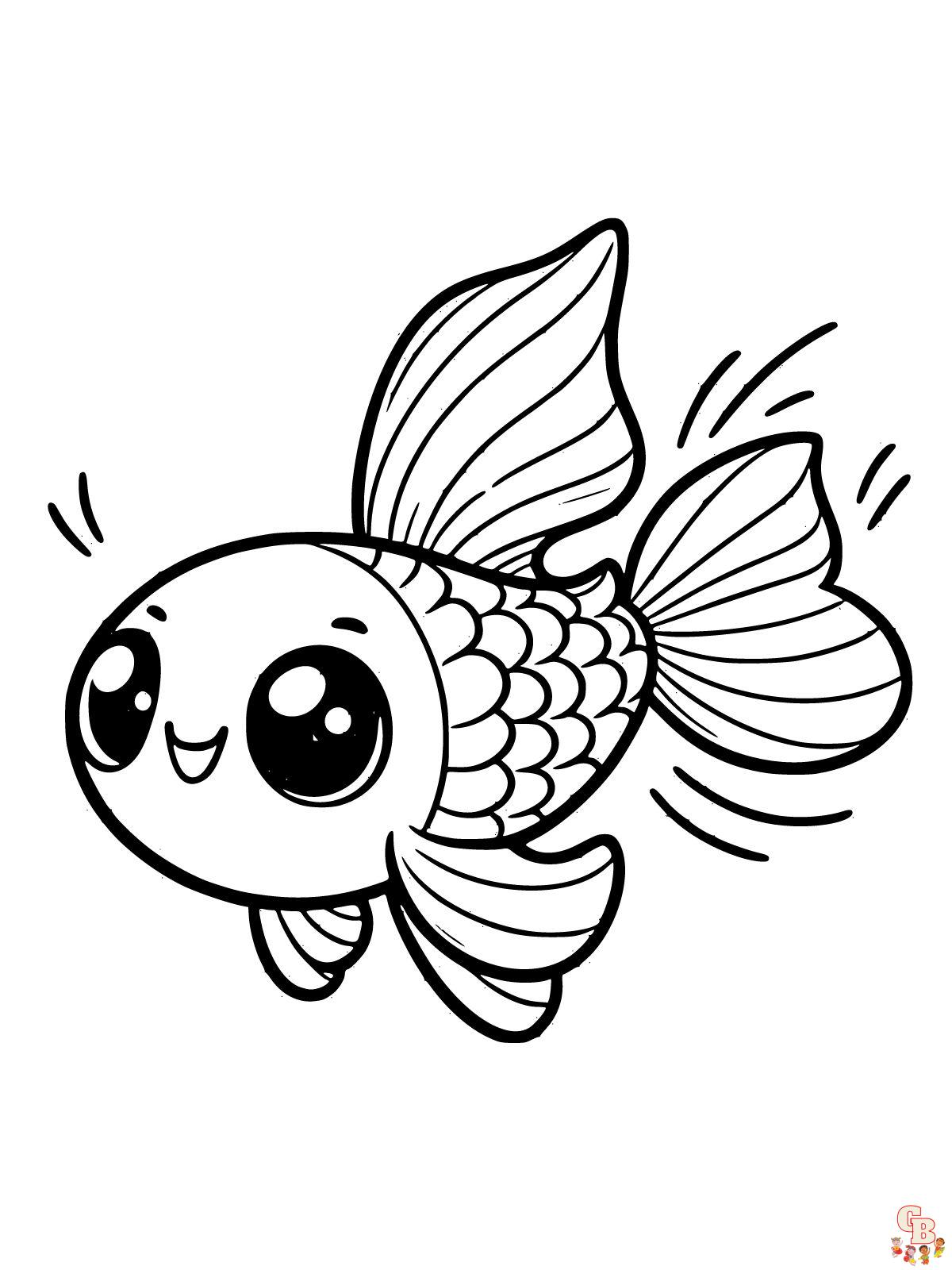 Flying Fish coloring page