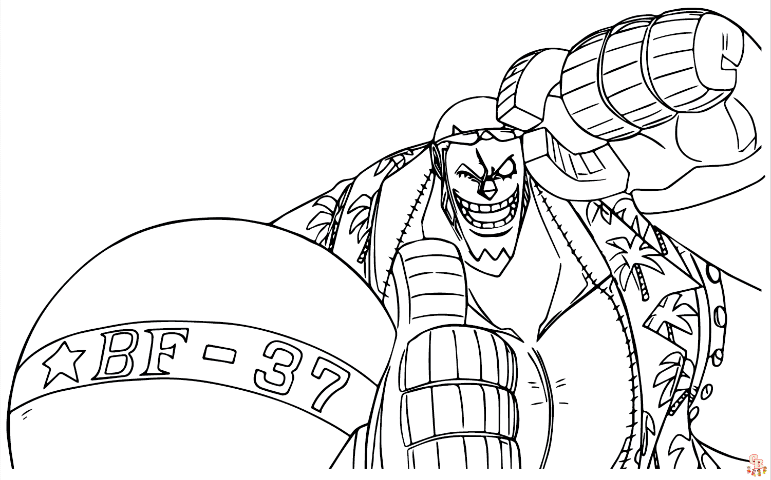 Franky Coloring pages Free