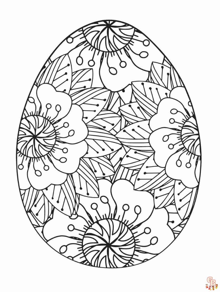 Free Easter coloring pages for kids