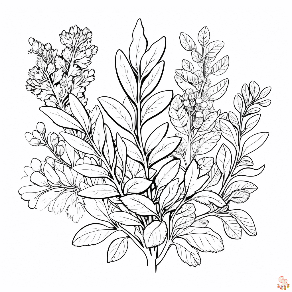 Free Plant coloring pages for kids