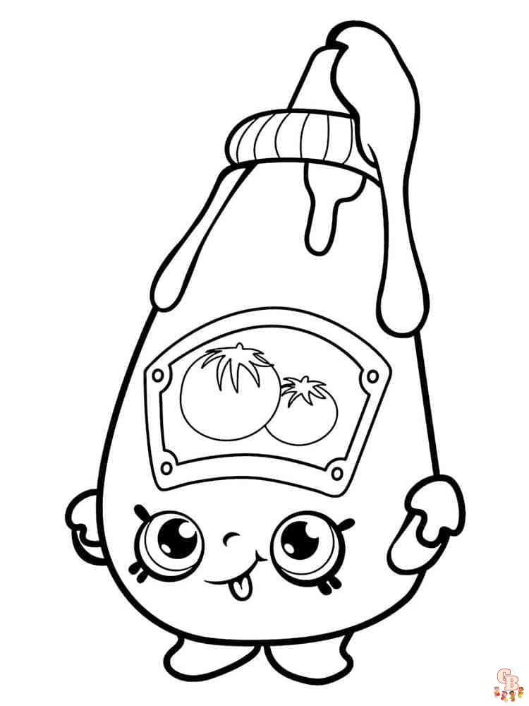 Free Squishy coloring pages for kids