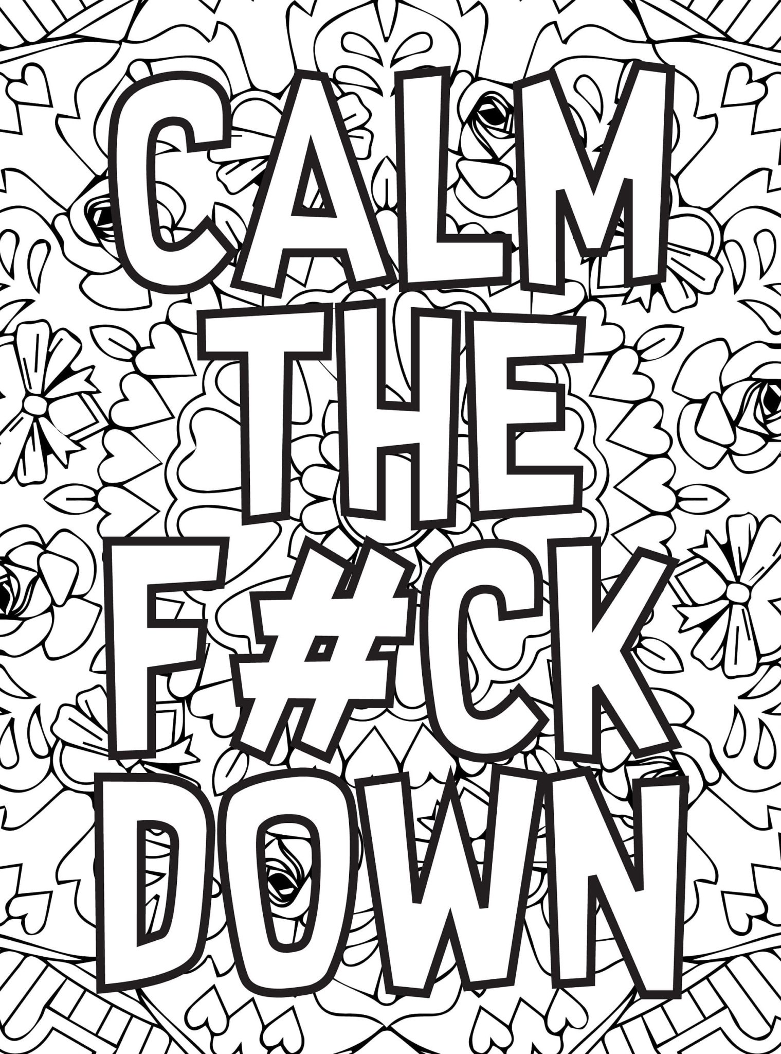 Printable Word Coloring Pages Free For Kid And Adults