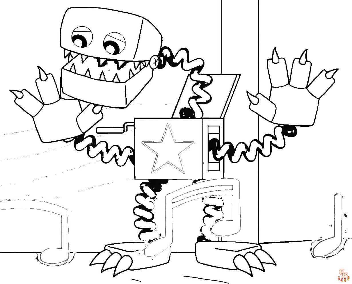 Free boxy boo coloring pages for kids