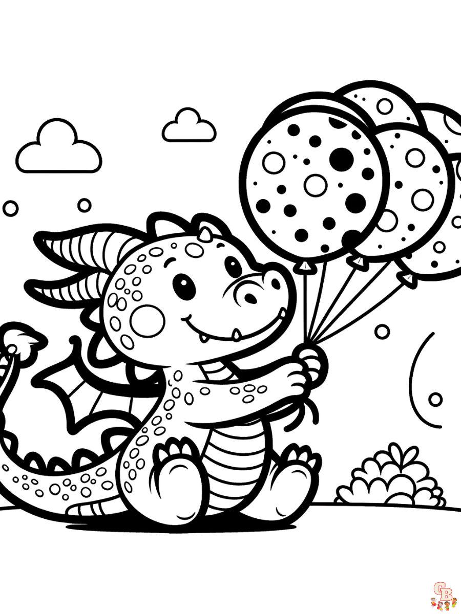 Free dragon coloring pages printable