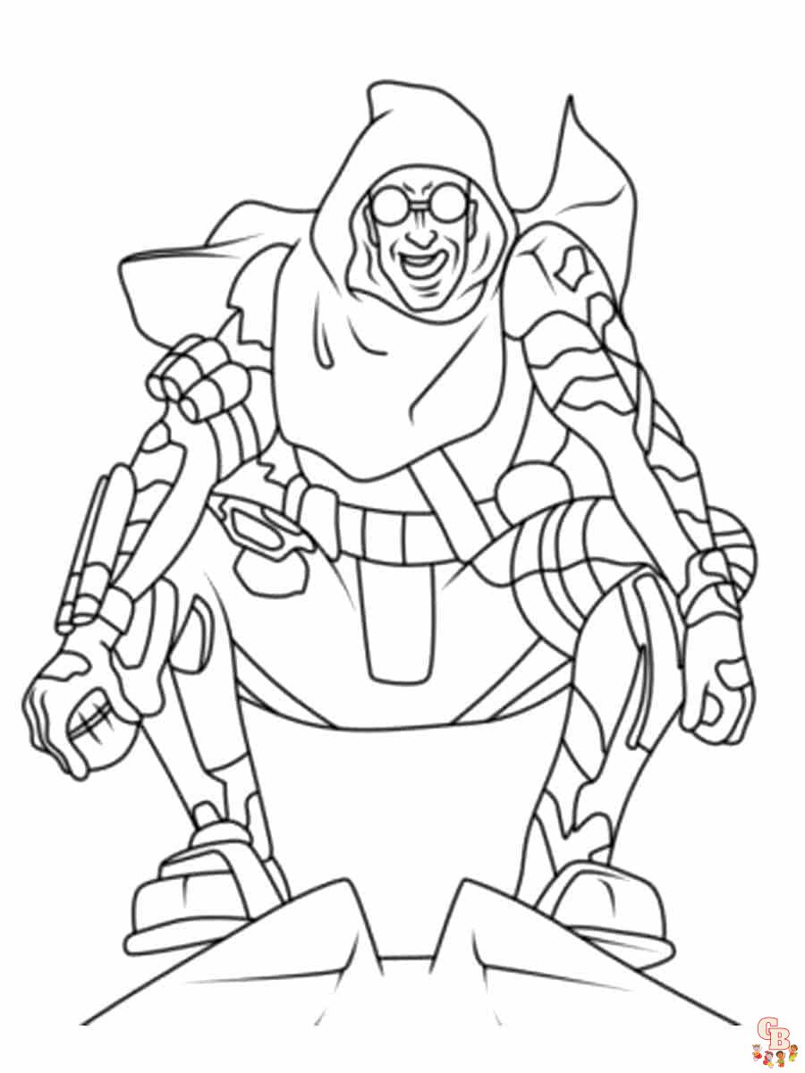 Free green goblin coloring pages for kids