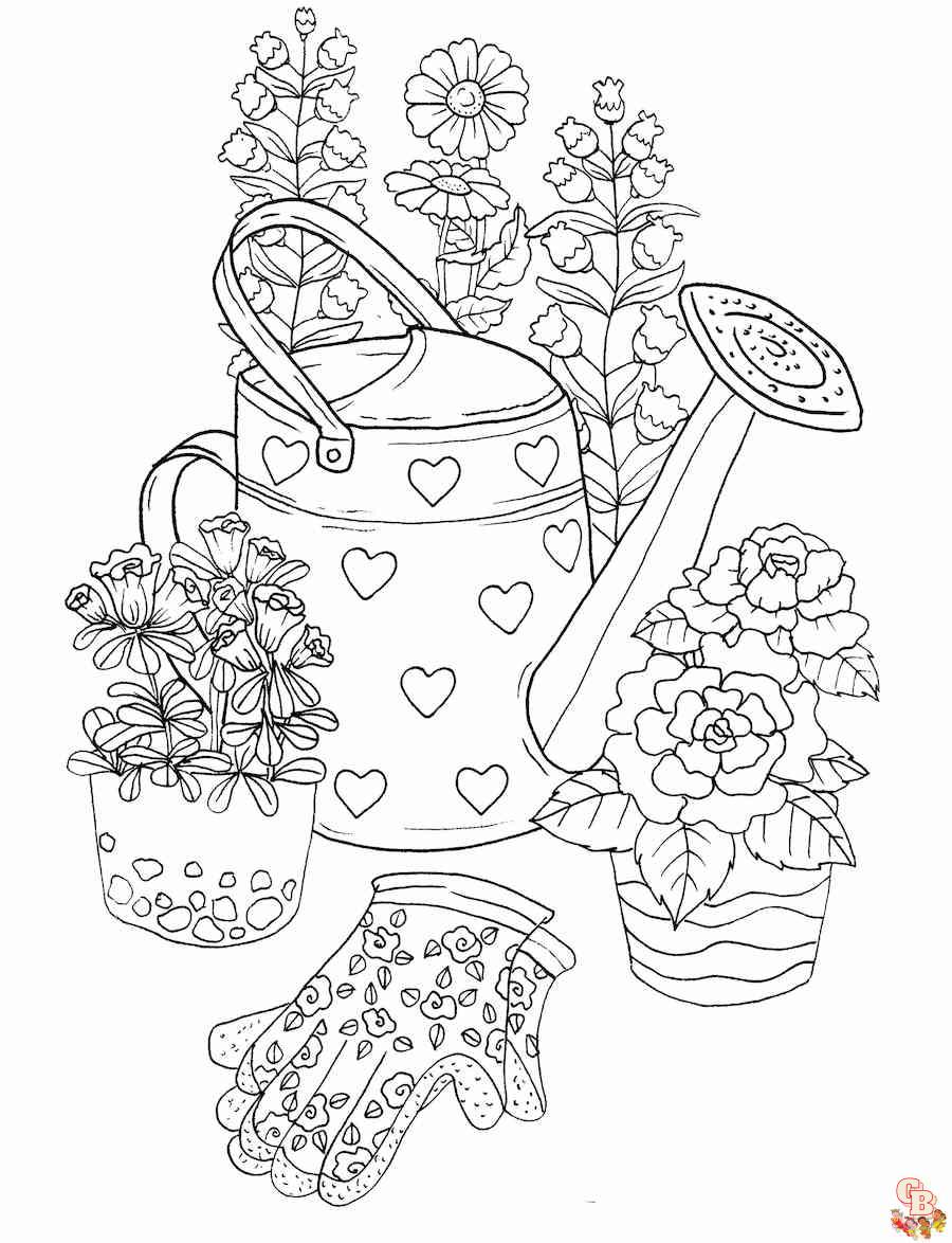 Garden Coloring Pages