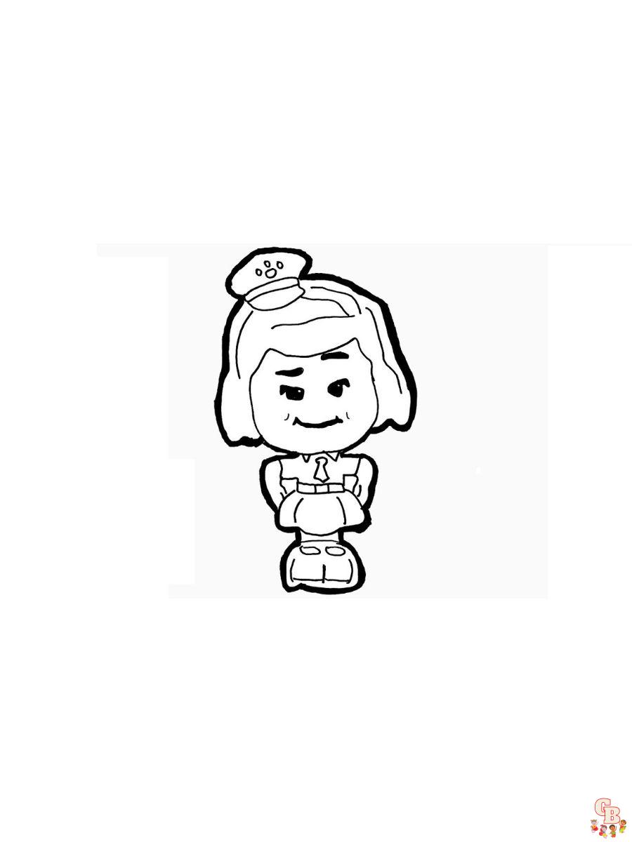 Giggle McDimples toy story coloring pages