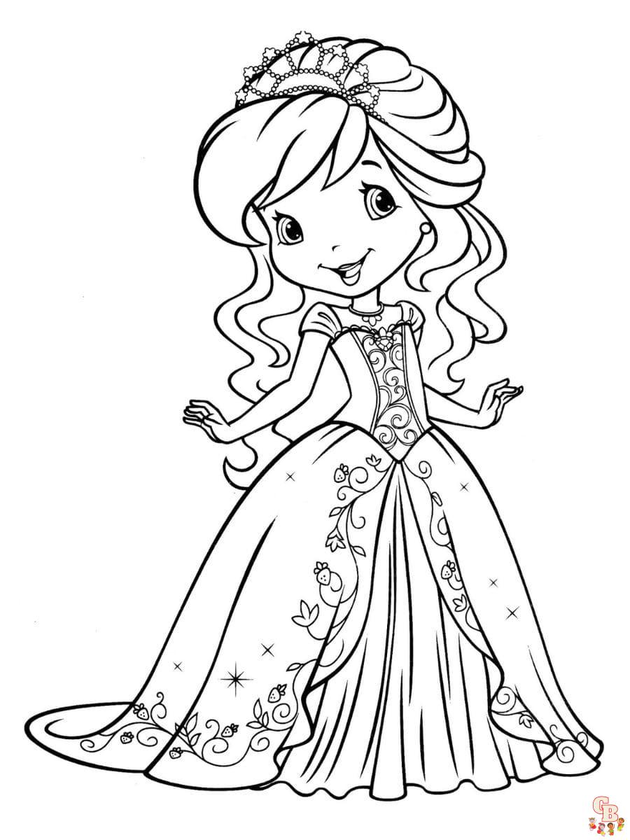 Girly coloring pages