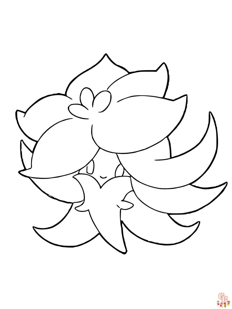 Gossifleur coloring page