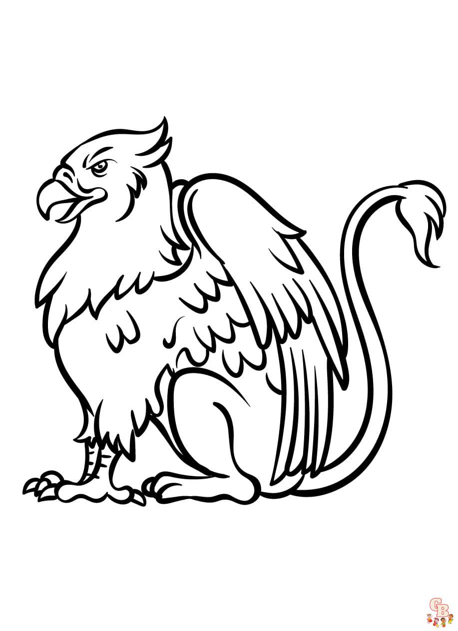 Griffin Coloring Sheets