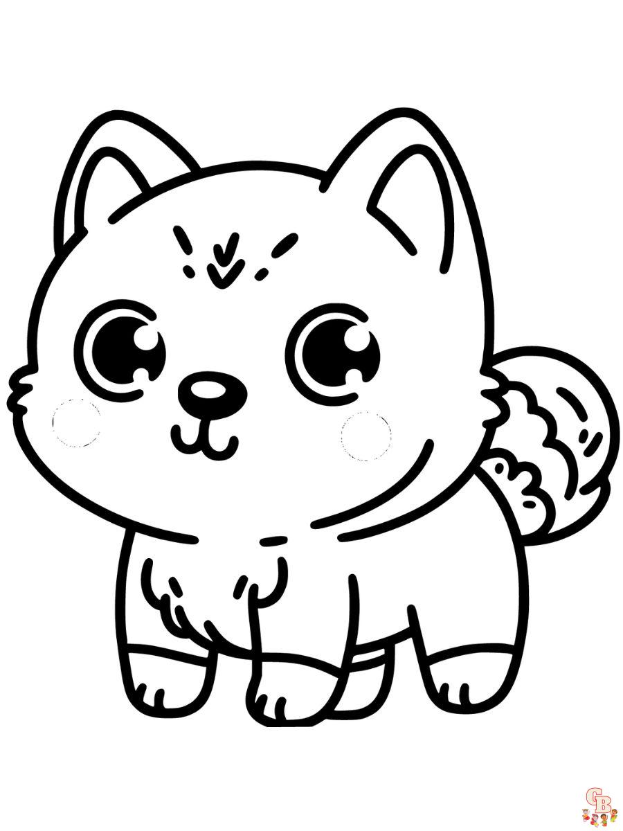 Husky Coloring Pages Free