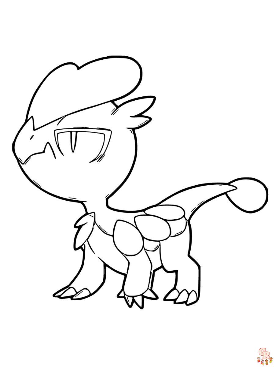 Jangmo o coloring page