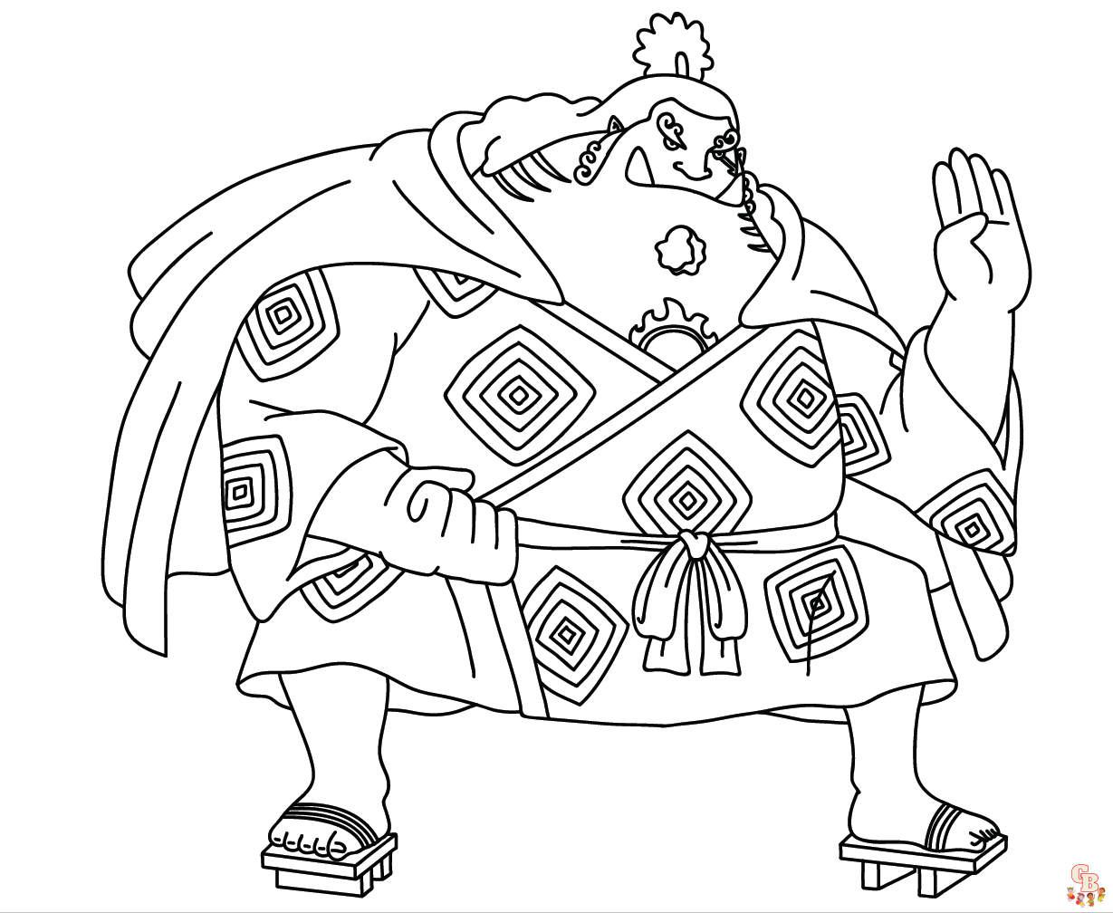 Jinbe Coloring pages Printable