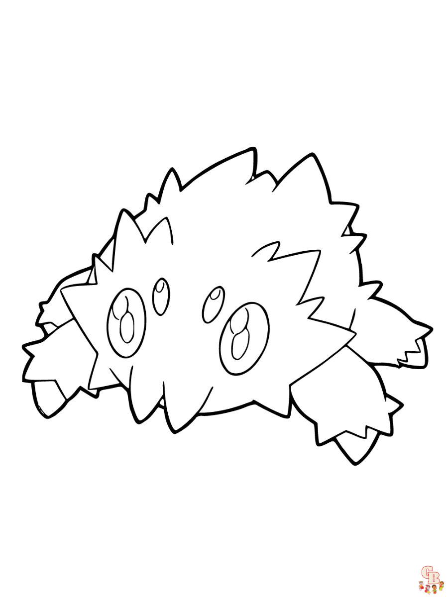 Joltik coloring page