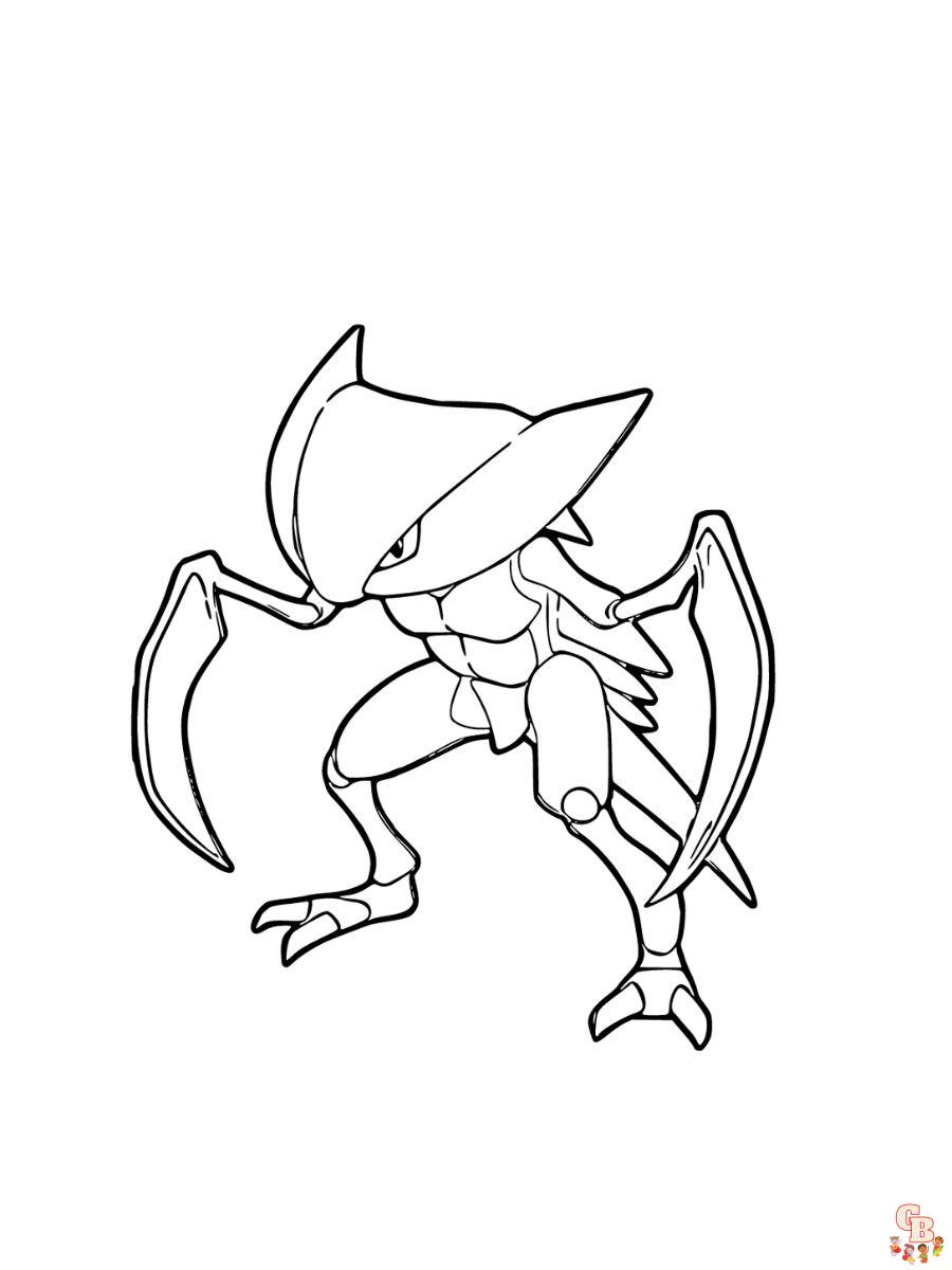 Kabutops coloring pages