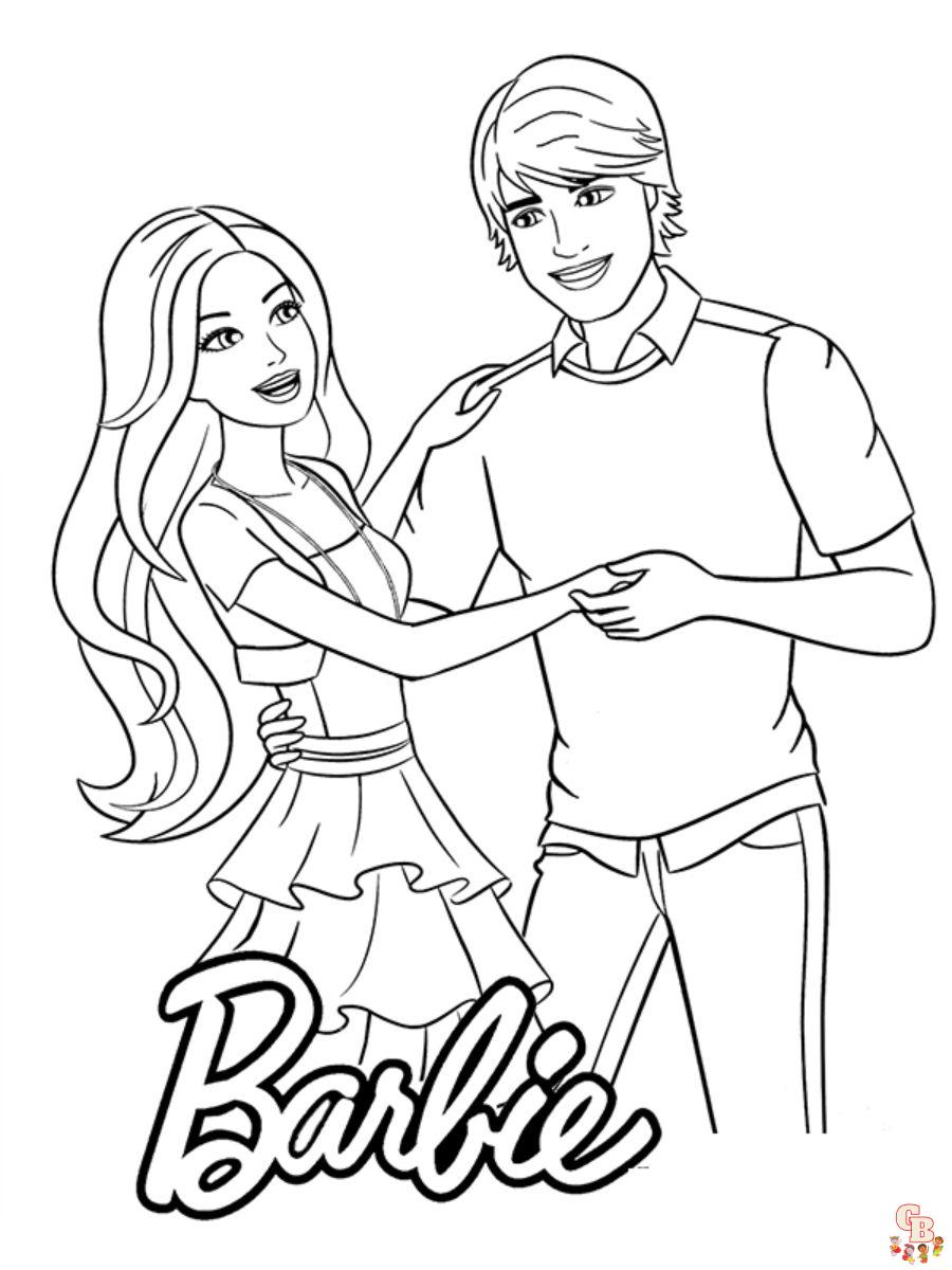 Ken coloring page