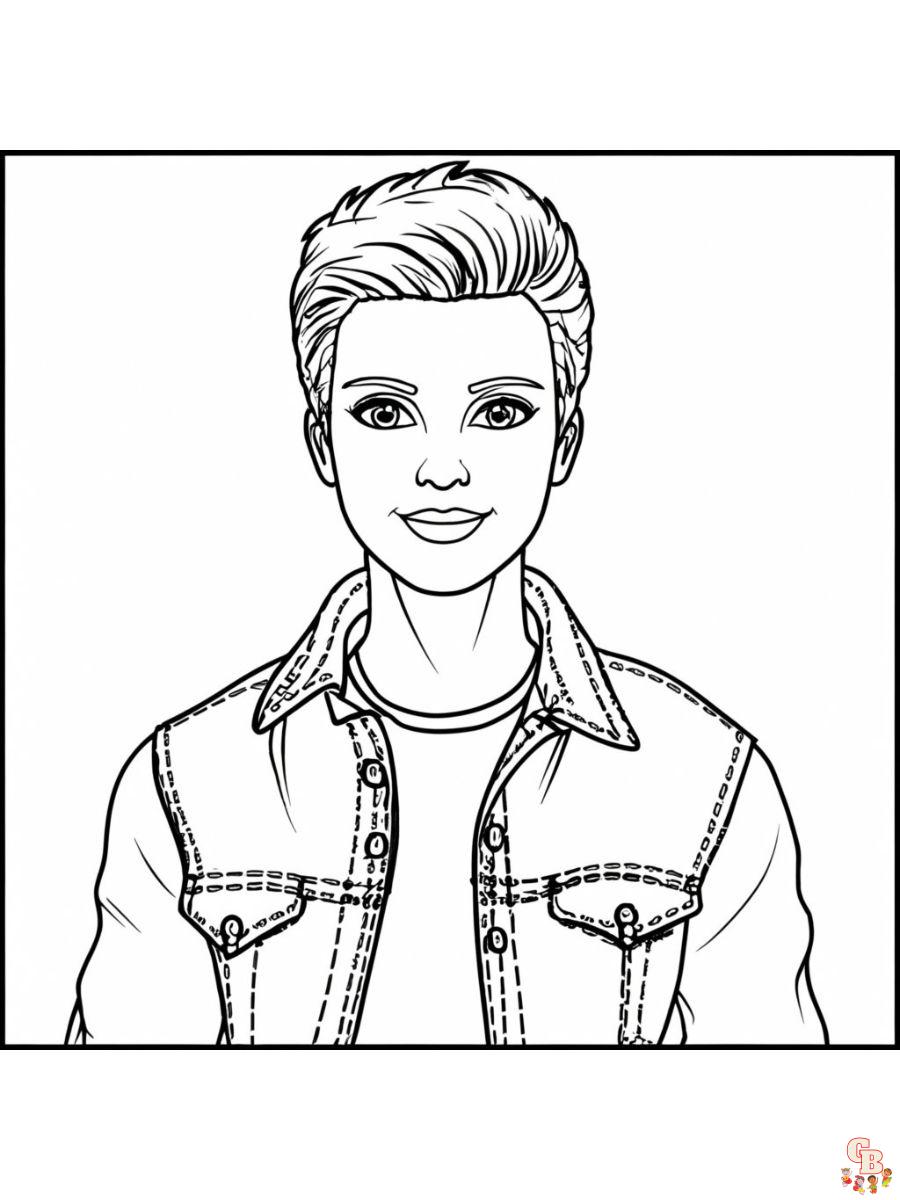 Ken coloring pages