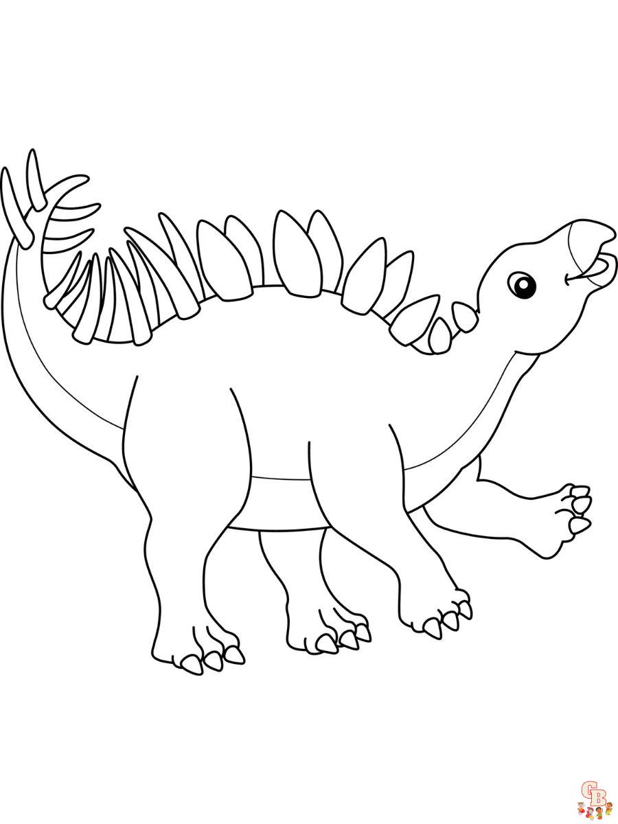 Kentrosaurus Coloring pages