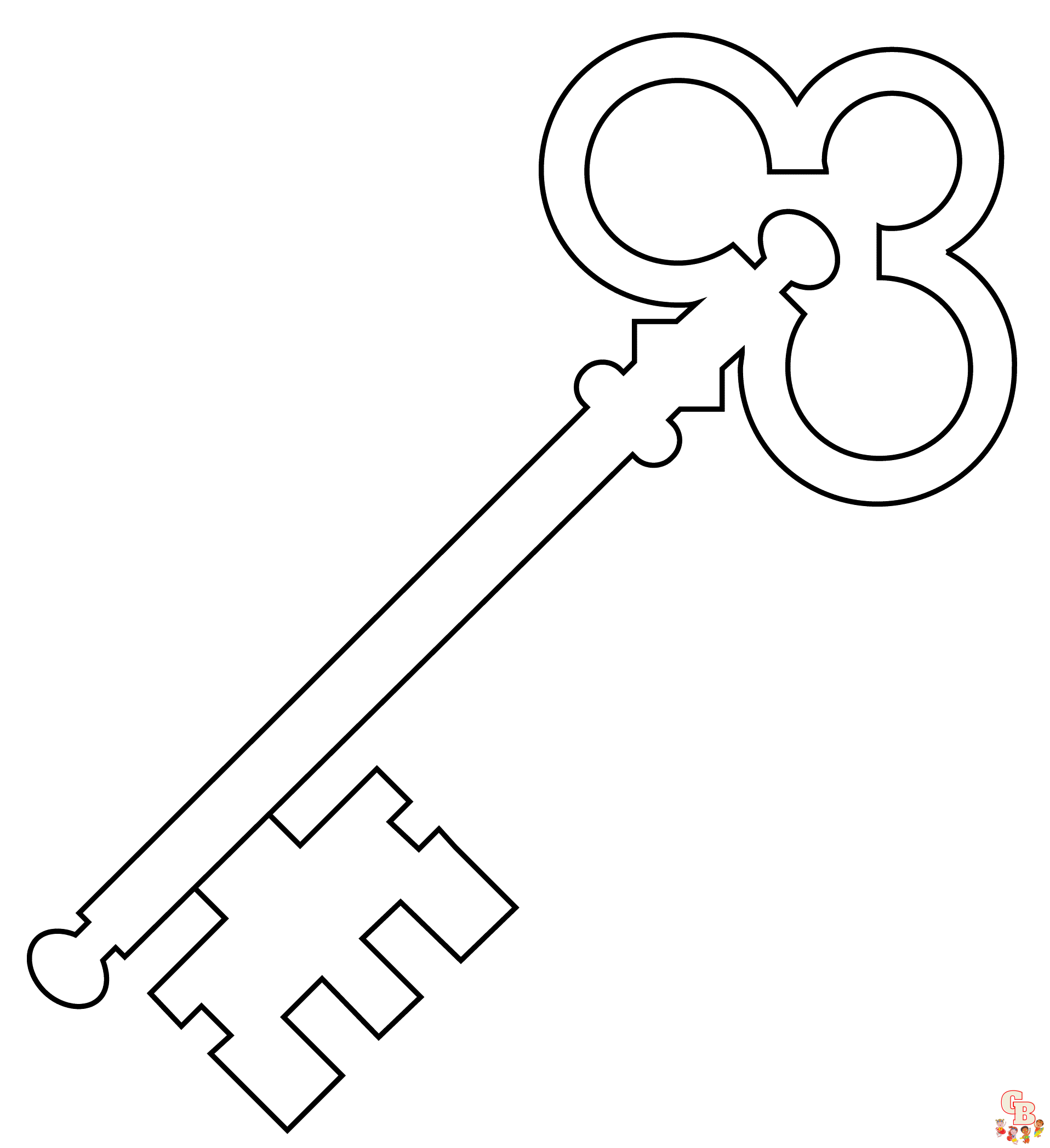 Key Coloring Sheet