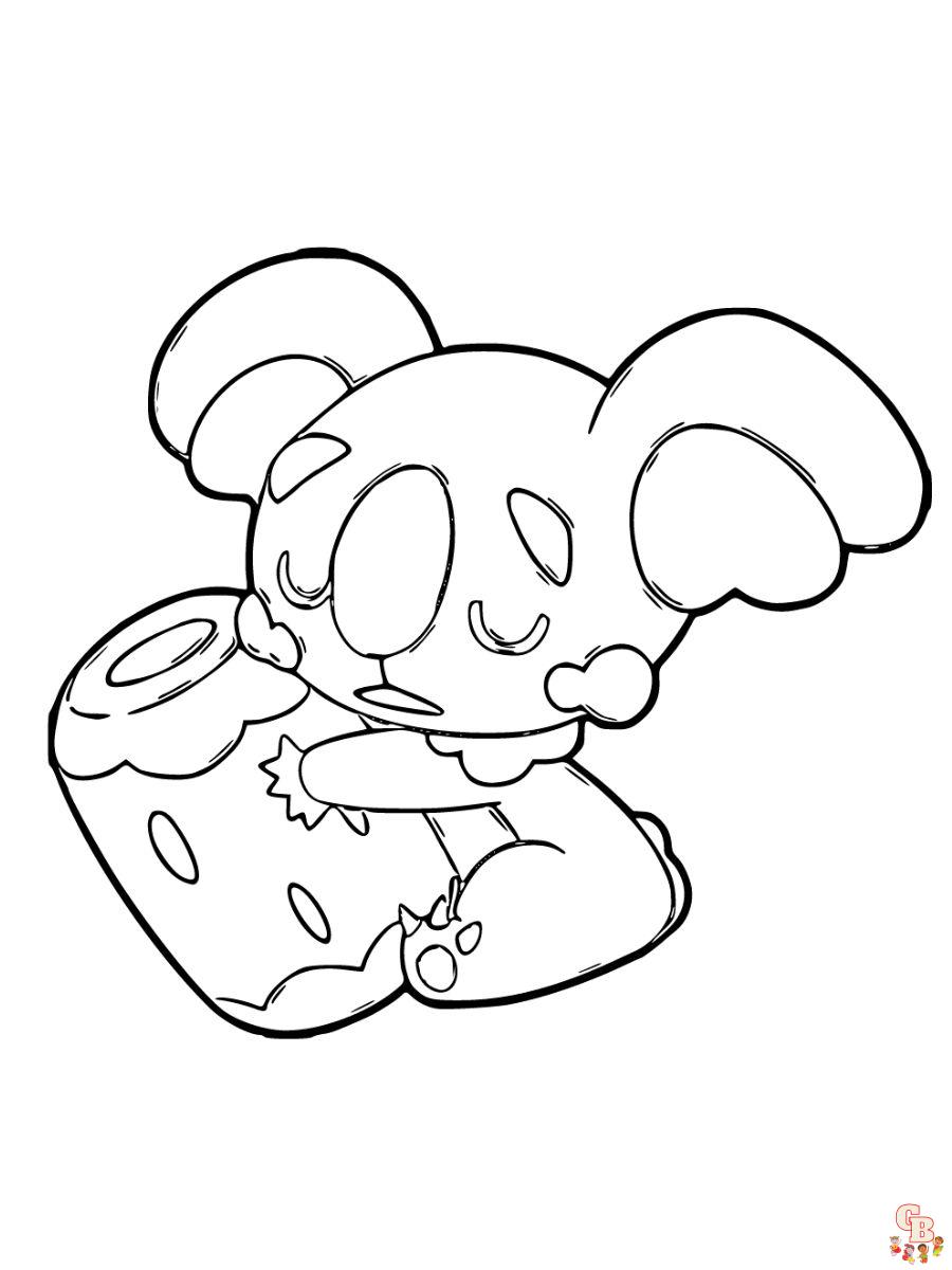 Komala coloring page