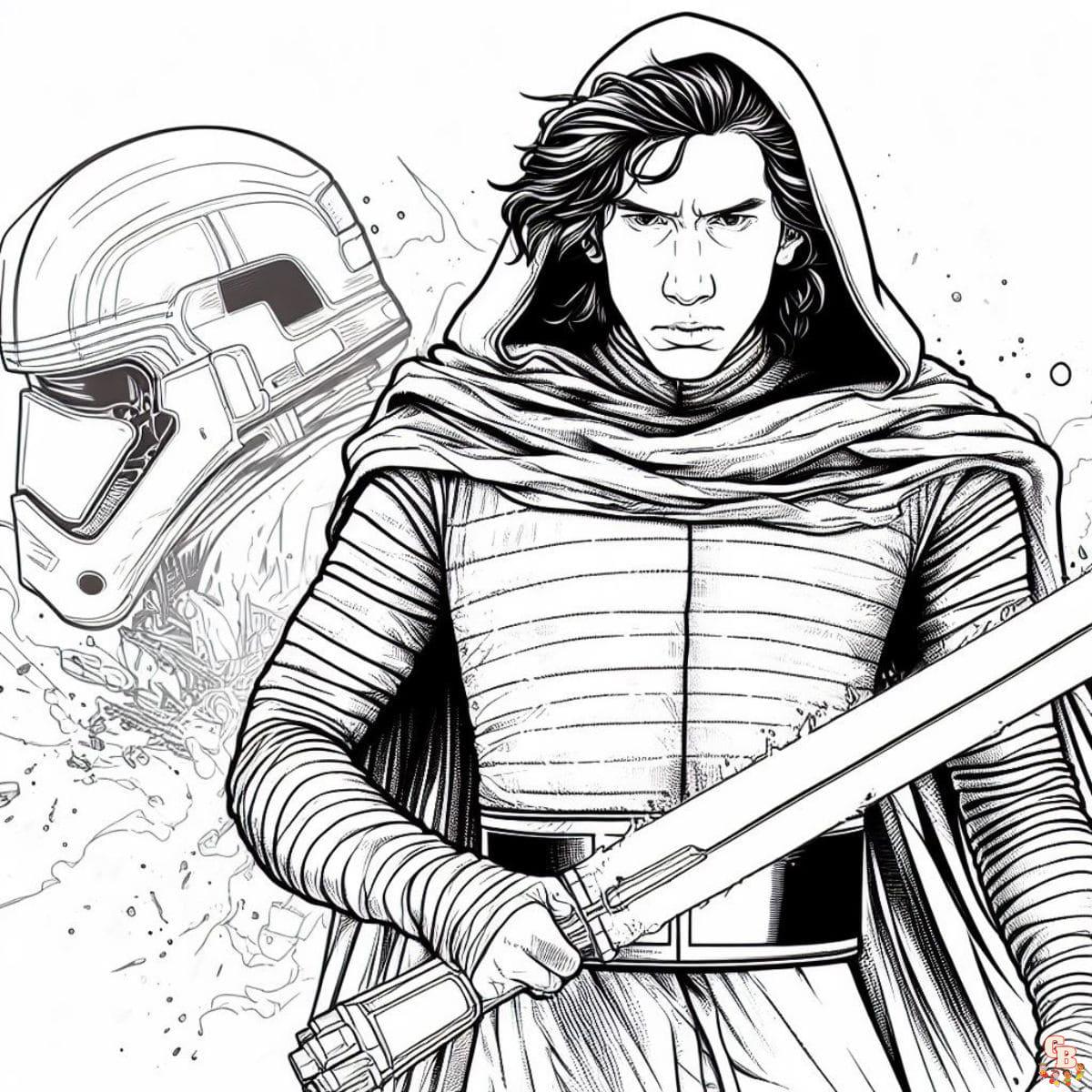 Kylo Ren with Lightsaber