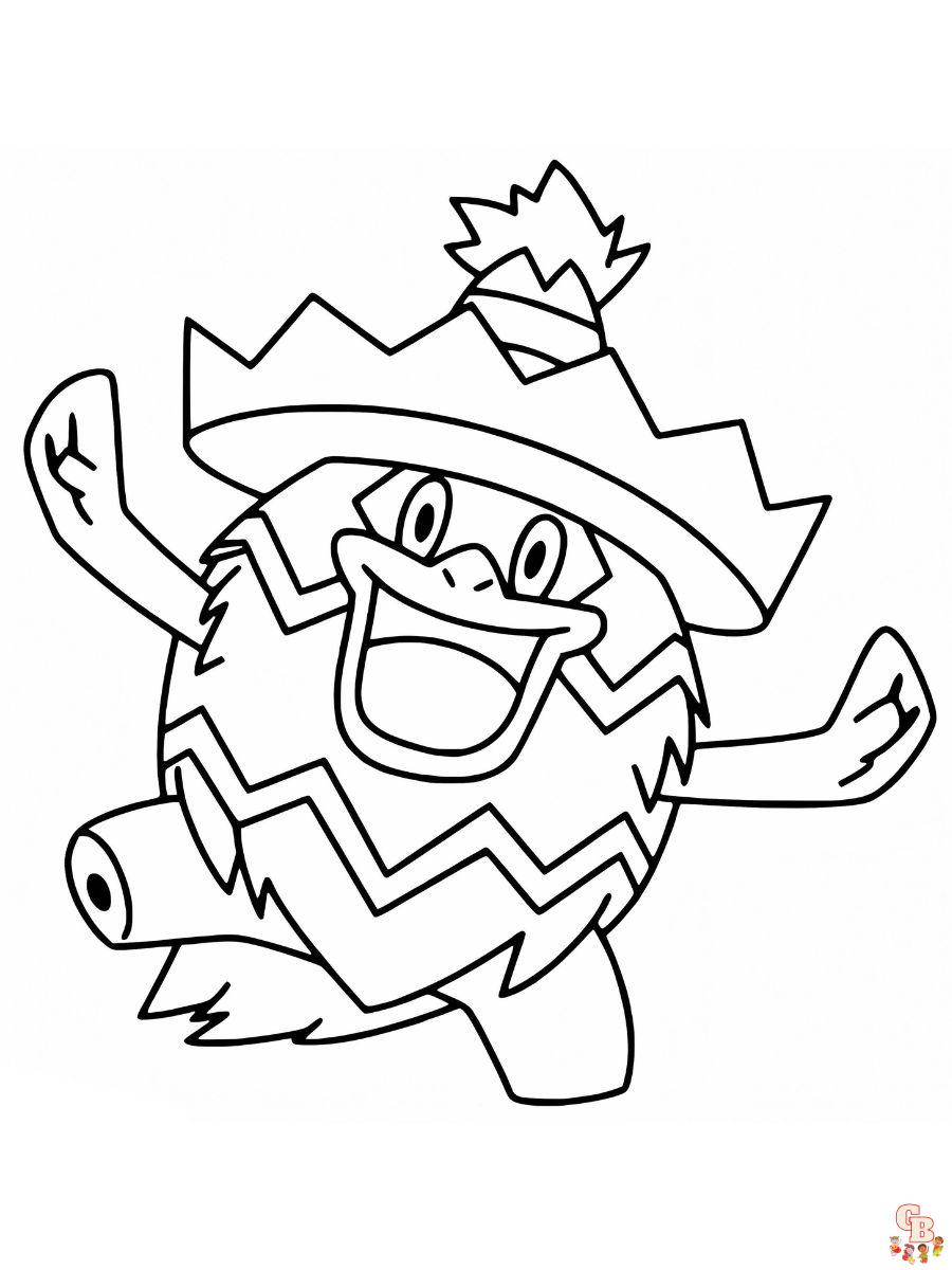 Ludicolo coloring page