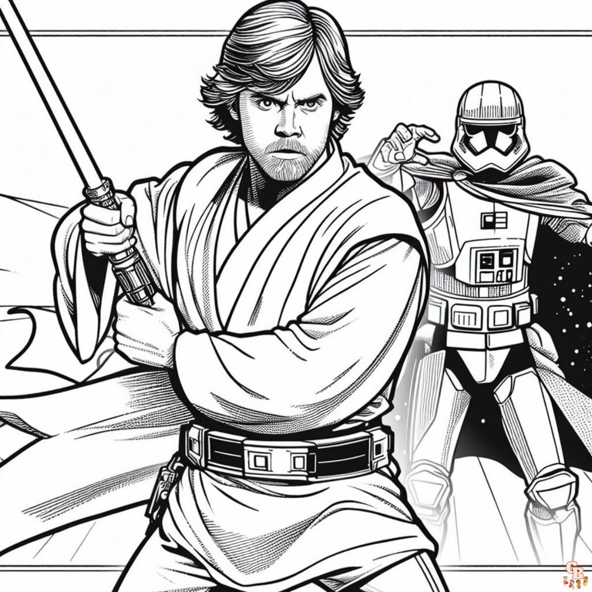 Luke Skywalker and Stormtrooper