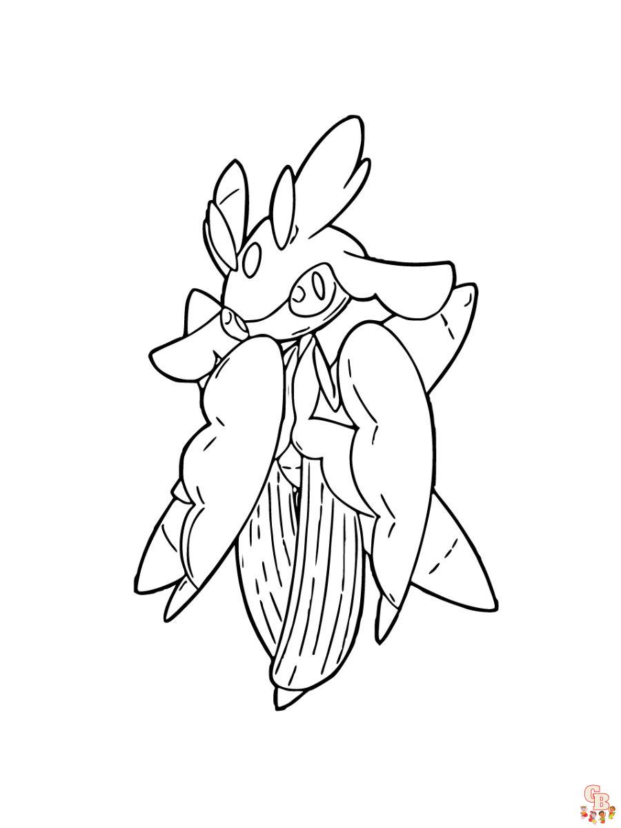 Lurantis coloring page