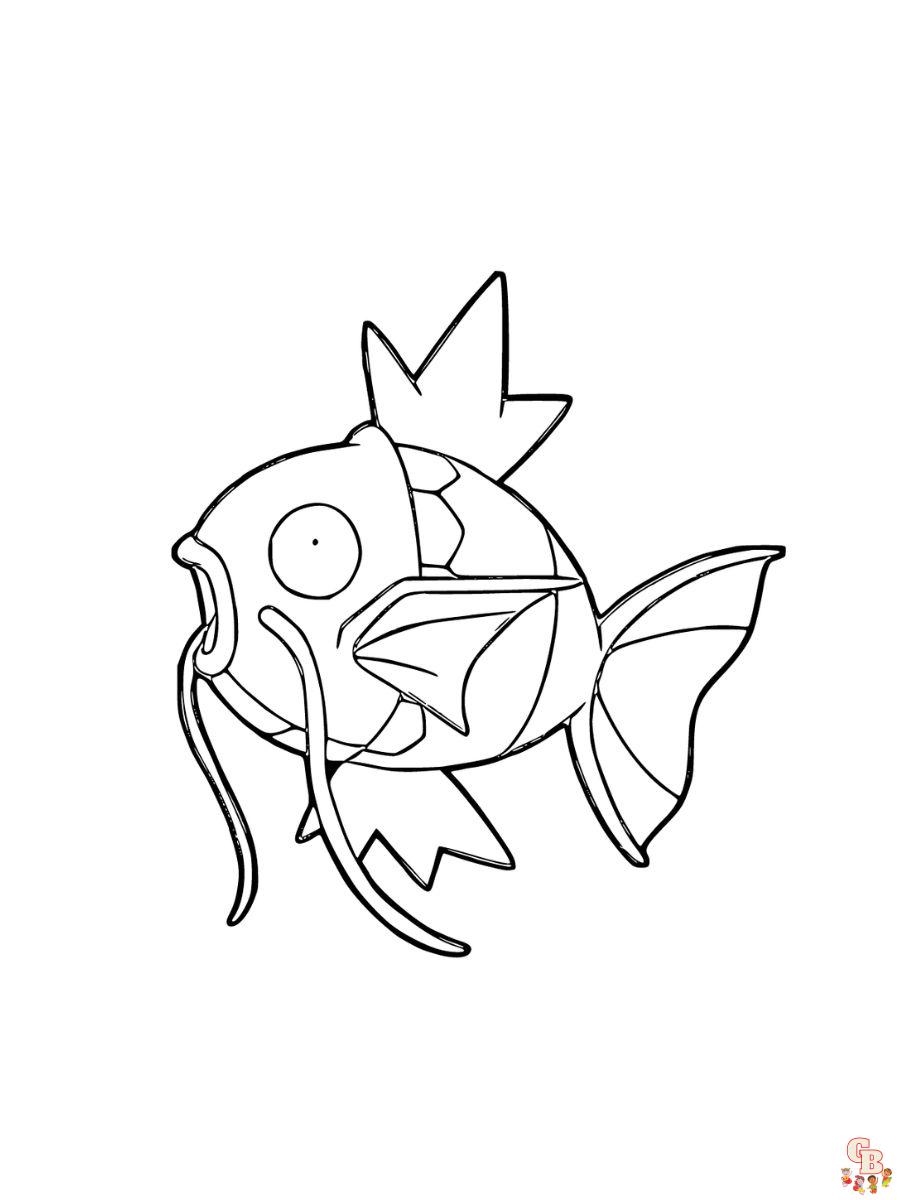 Magikarp coloring pages