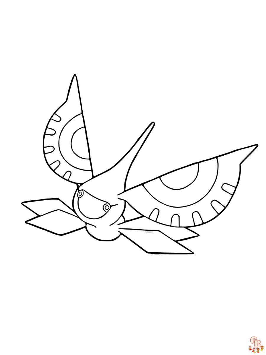 Masquerain Coloring page