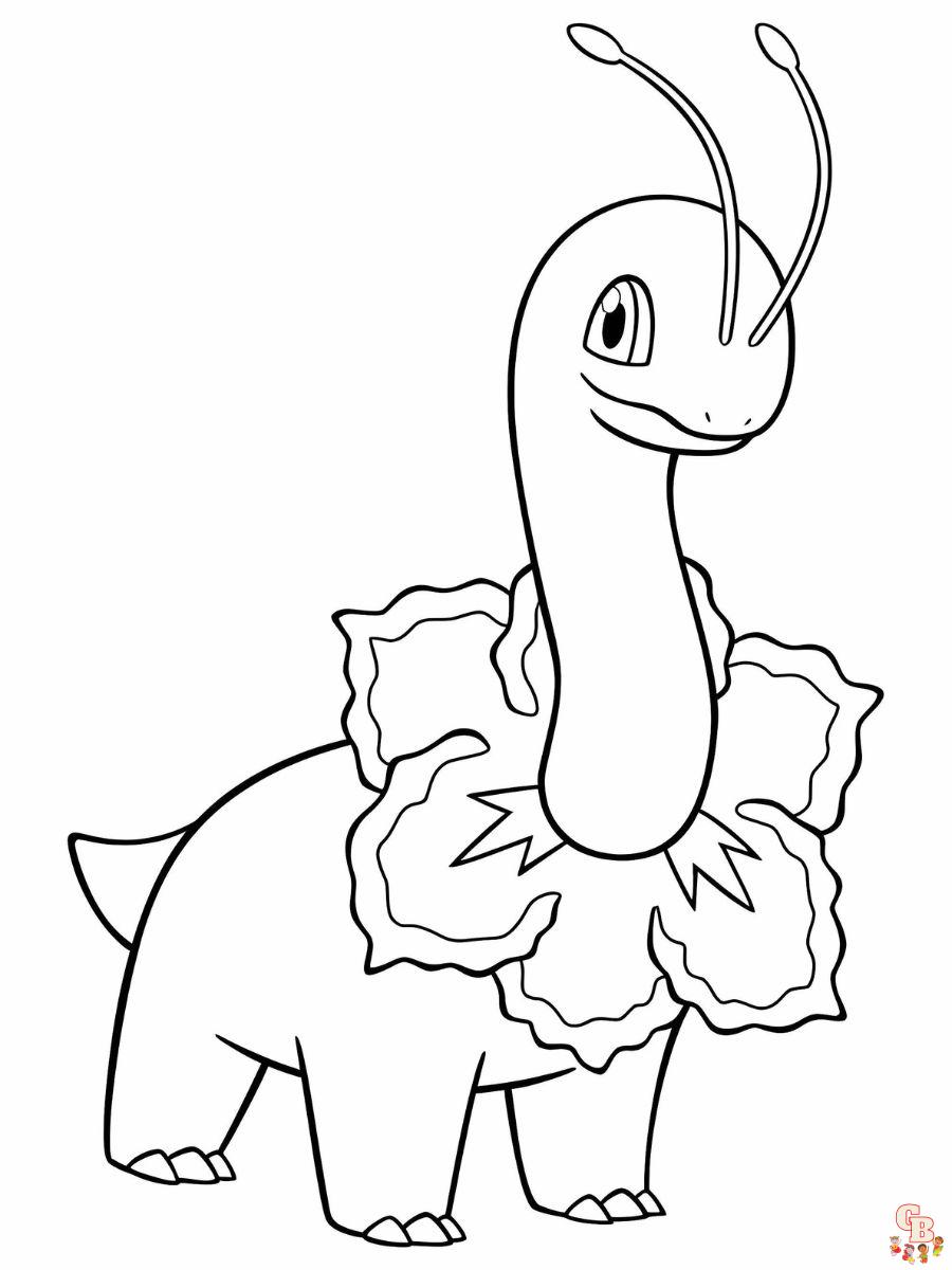 Meganium coloring pages